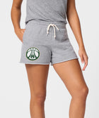 Women's Milwaukee Bucks Alt Logo Sweat Shorts