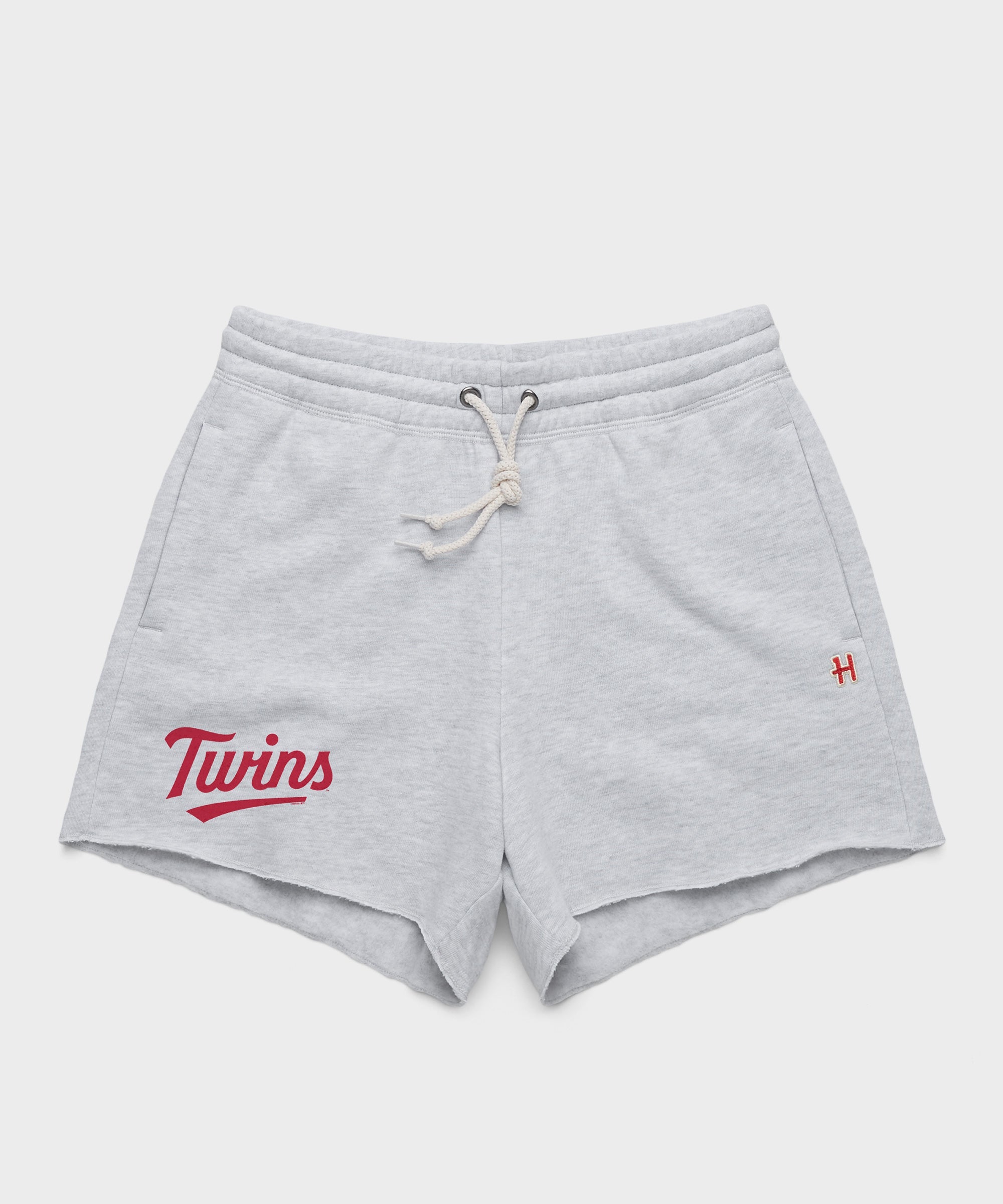 Women's Minnesota Twins Jersey Logo '23 Sweat Shorts Ash