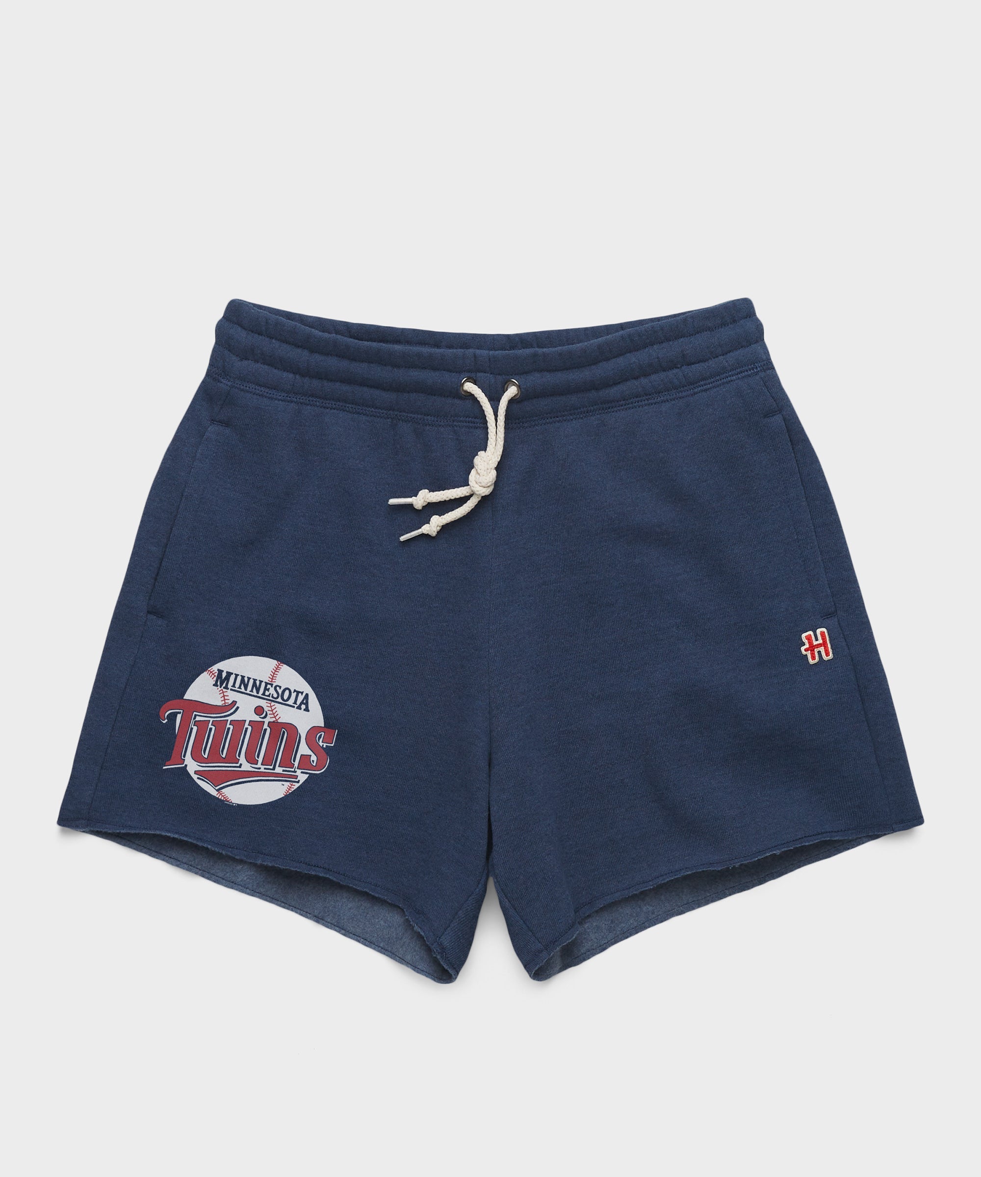 Women's Minnesota Twins '87 Sweat Shorts Navy
