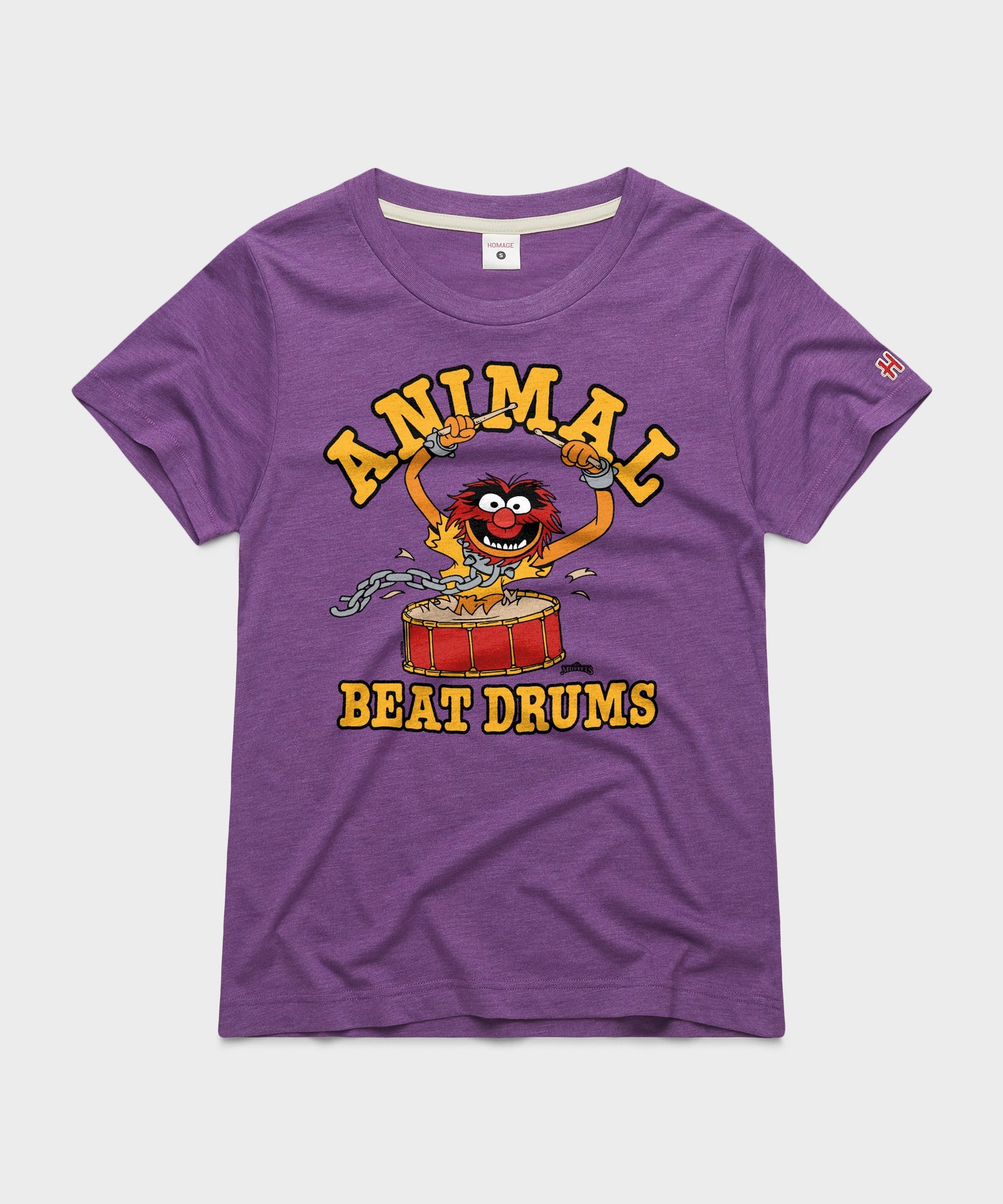 Women's Muppets Animal Beat Drums T Shirt