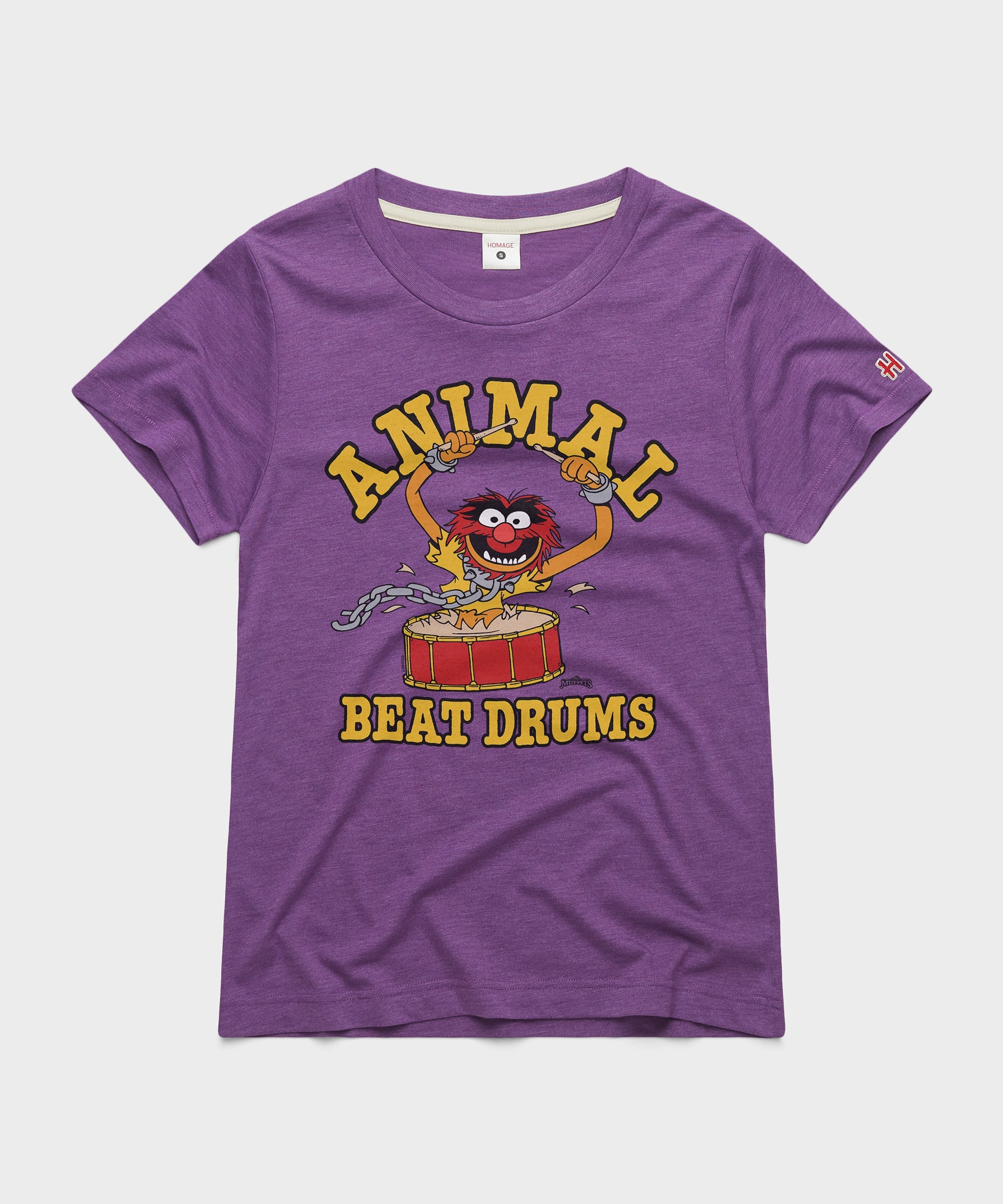 Women's Muppets Animal Beat Drums T Shirt