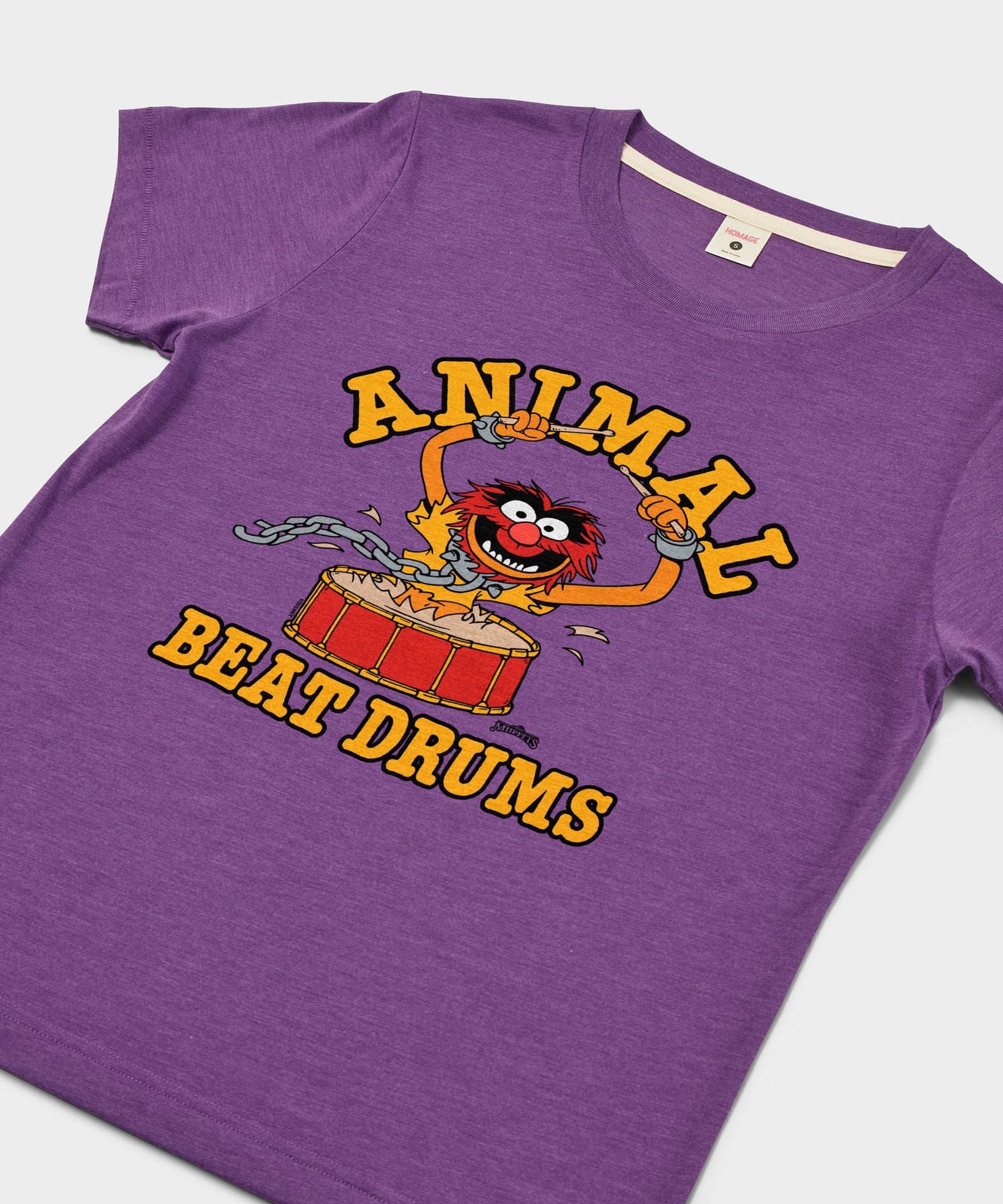 Women's Muppets Animal Beat Drums T Shirt