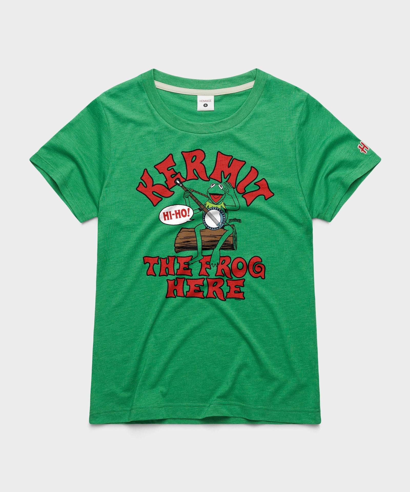 Women's Muppets Kermit The Frog Here T Shirt