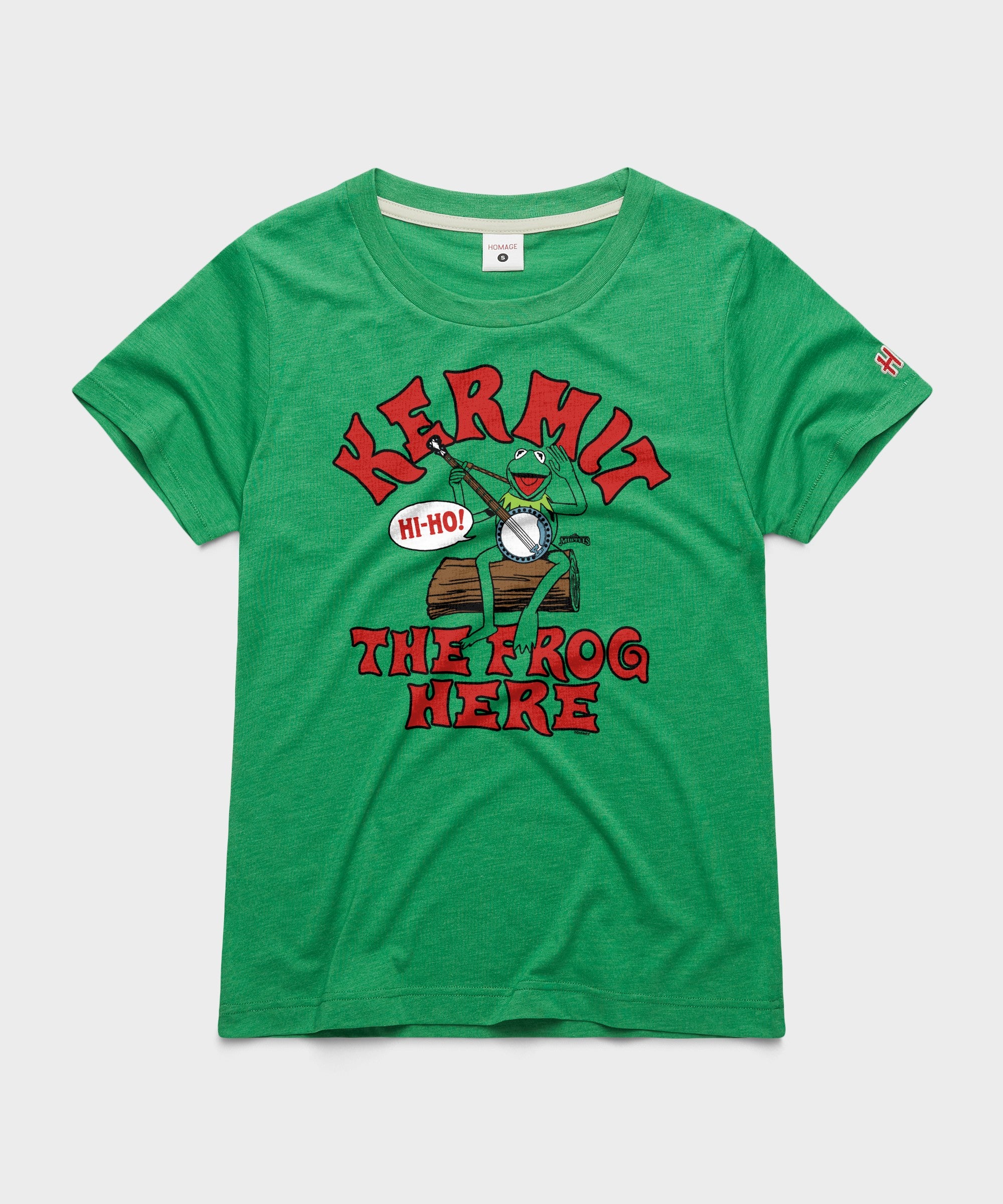 Women's Muppets Kermit The Frog Here T Shirt