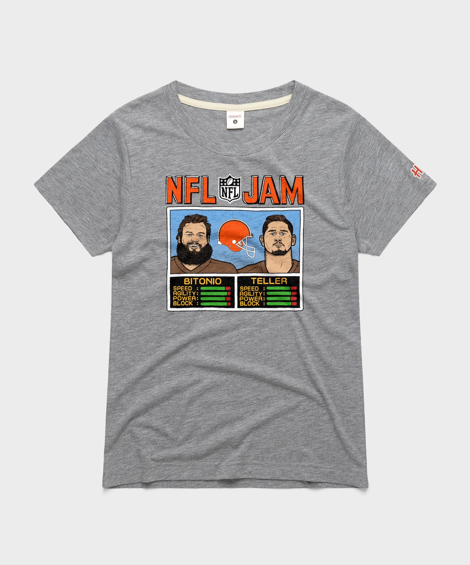 Women's Nfl Jam Browns Bitonio And Teller
