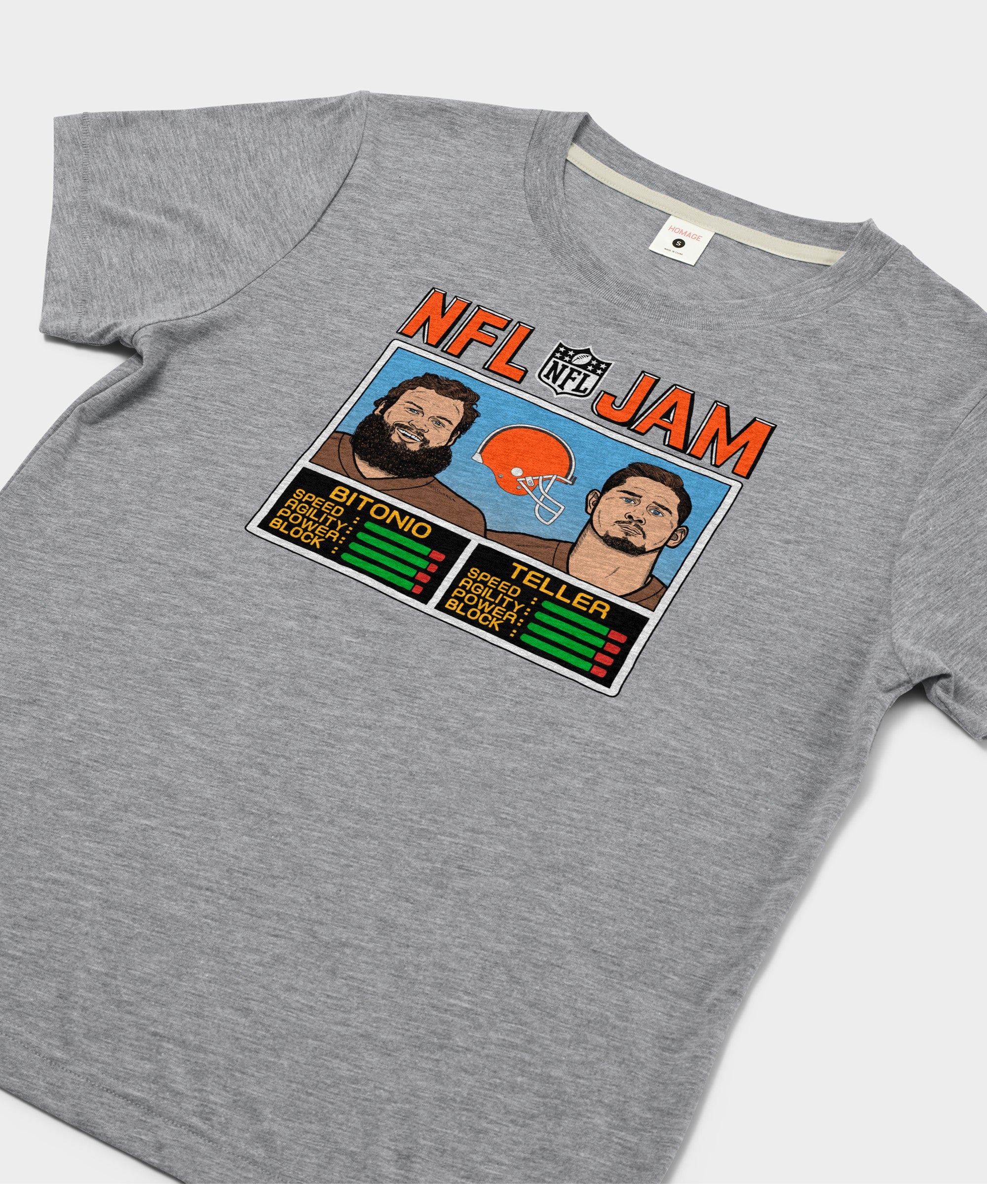 Women's Nfl Jam Browns Bitonio And Teller