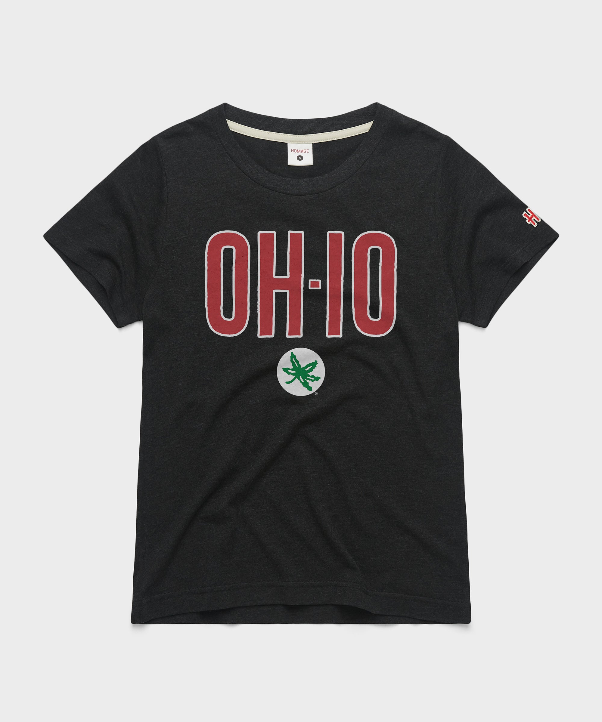 Women's OH IO Buckeye Leaf