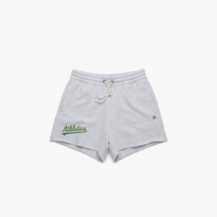Women's Oakland Athletics Jersey Logo Sweat Shorts