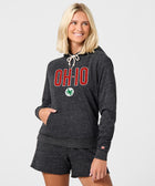 Women's Oh Io Buckeye Leaf Hoodie