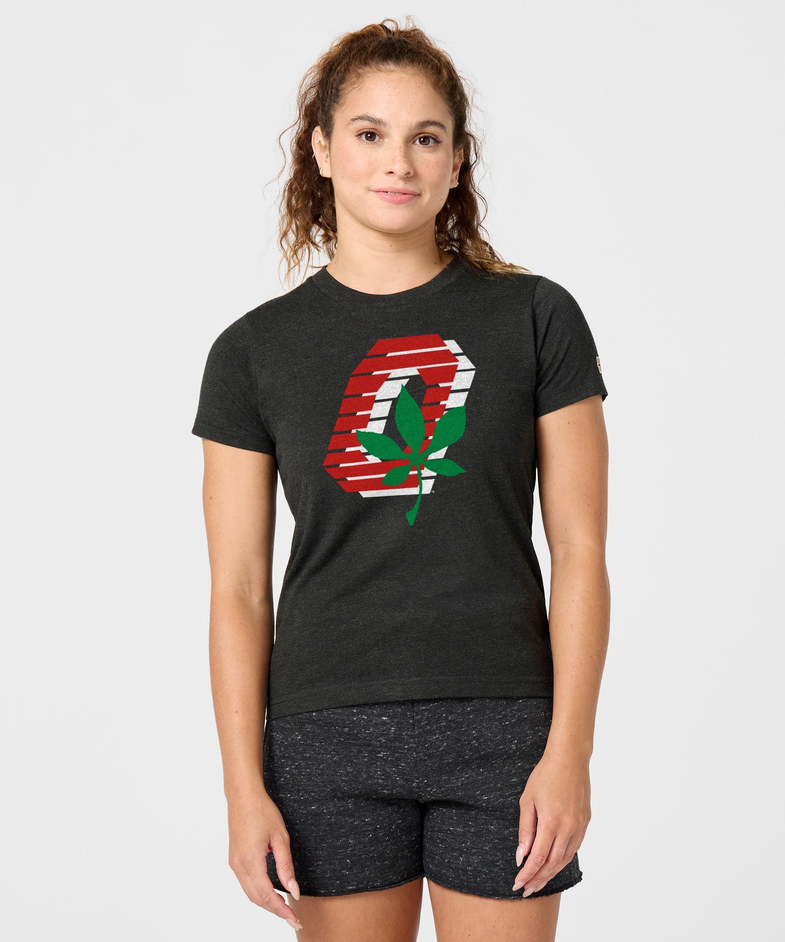 Women's Ohio State Buckeye Leaf