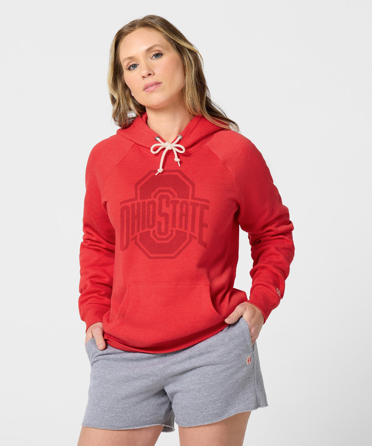 Women's Ohio State Buckeyes All Scarlet Hoodie