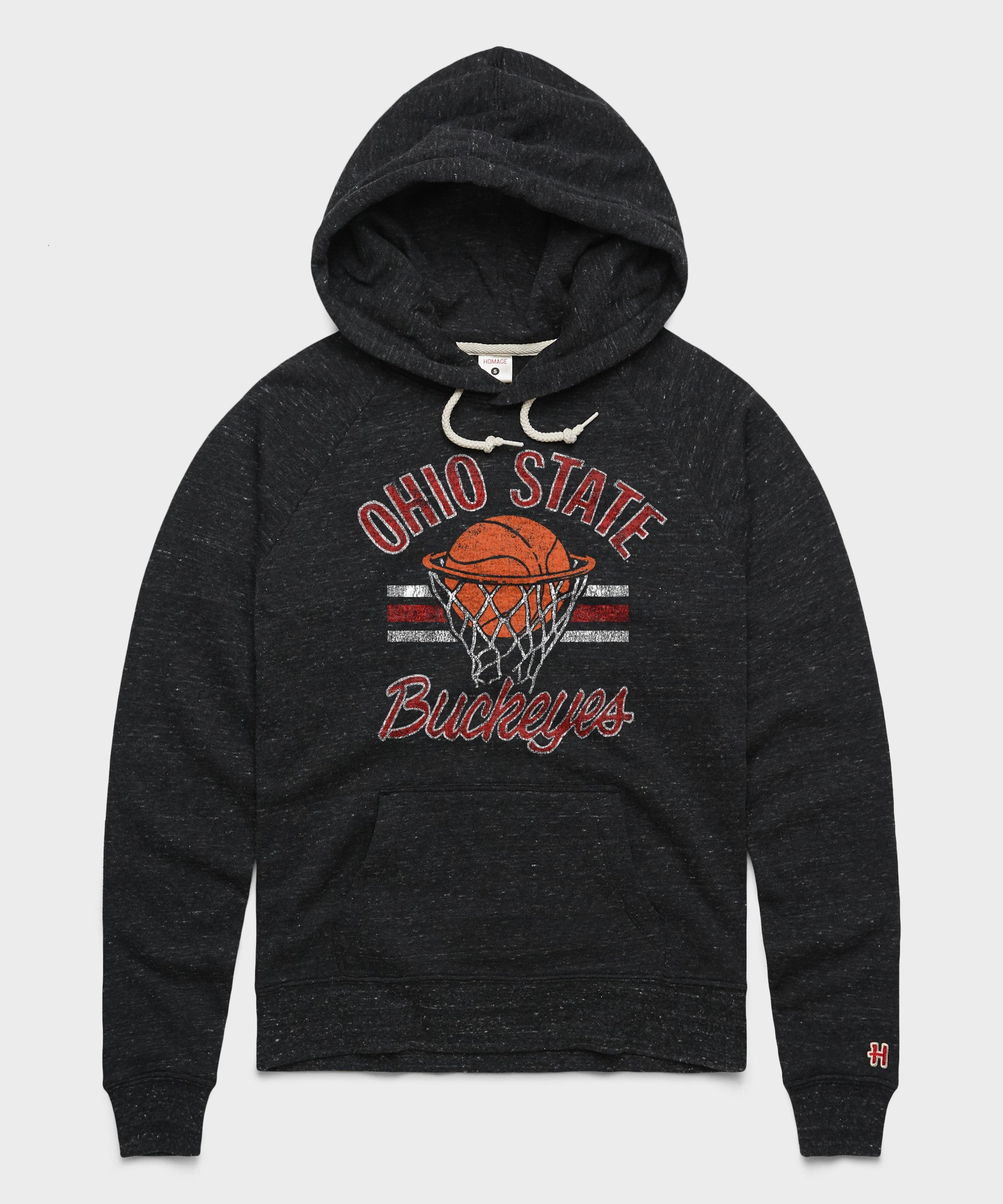 Women's Ohio State Buckeyes Basketball Stripe Hoodie