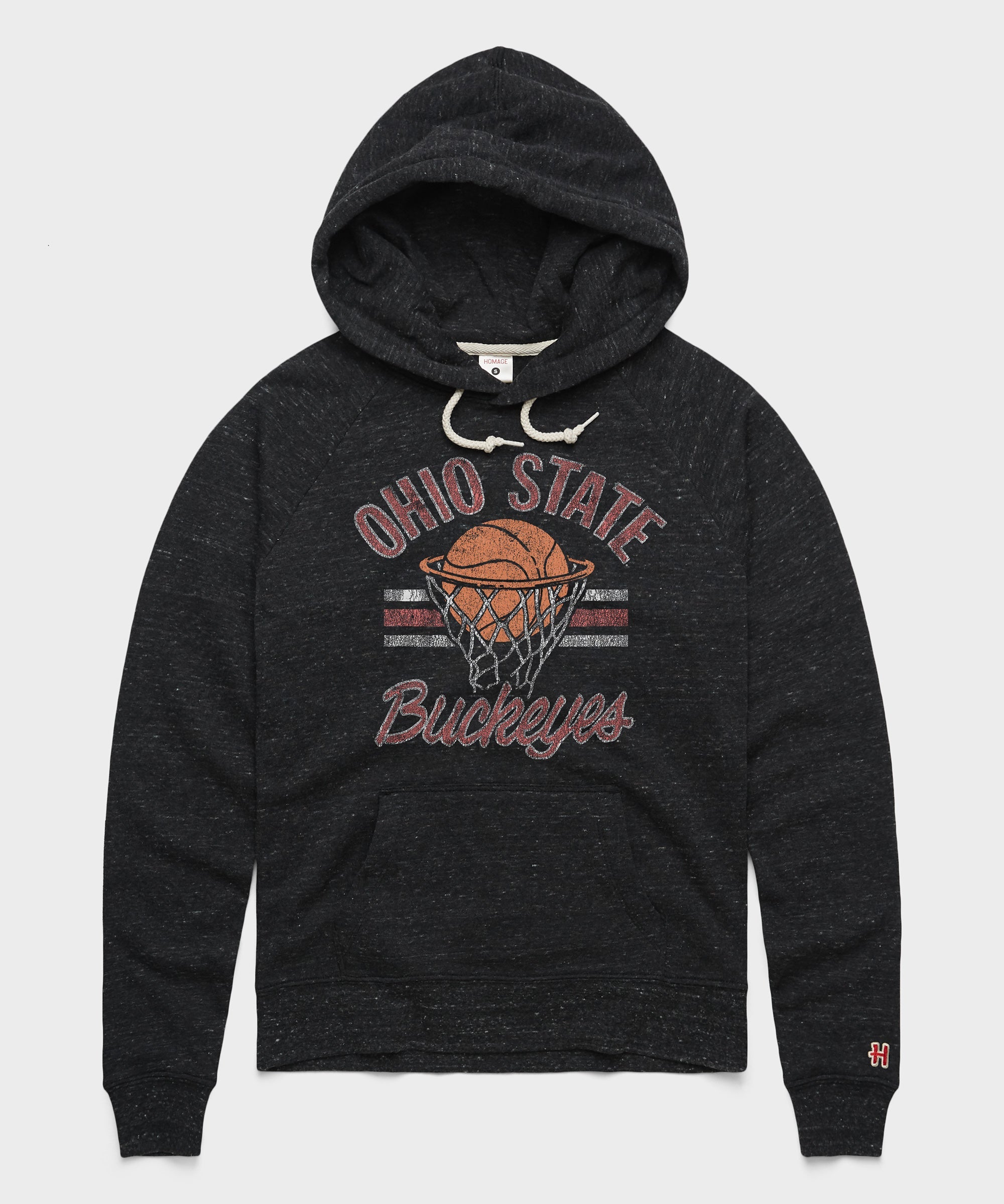 Women's Ohio State Buckeyes Basketball Stripe Hoodie