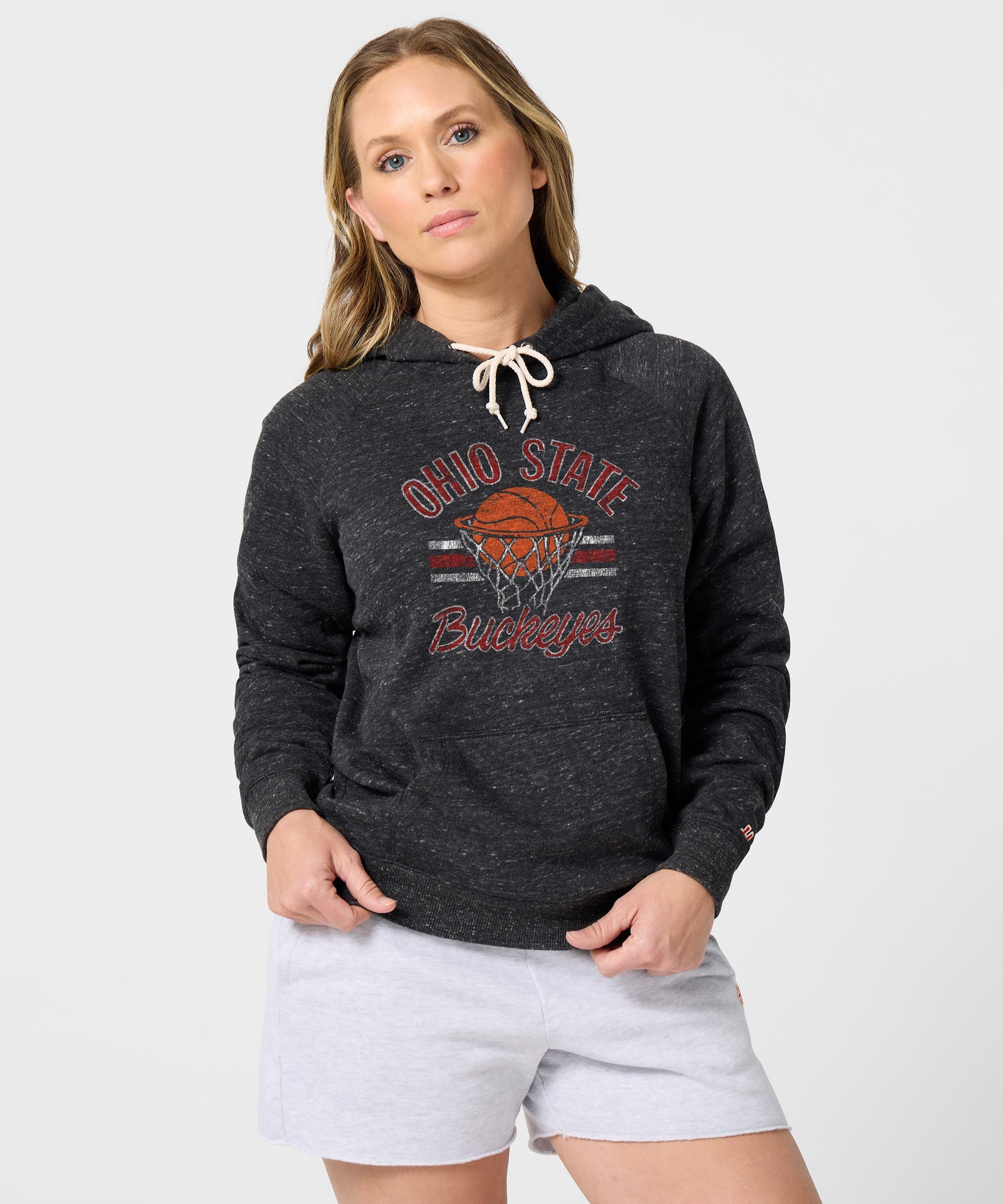 Women's Ohio State Buckeyes Basketball Stripe Hoodie