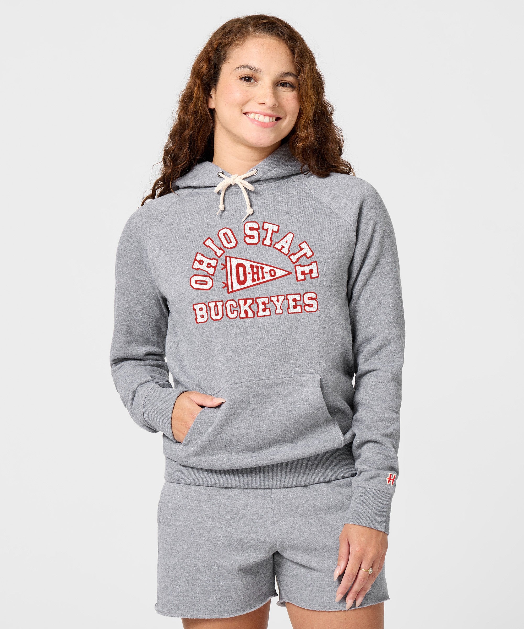 Women's Ohio State Buckeyes Pennant Hoodie