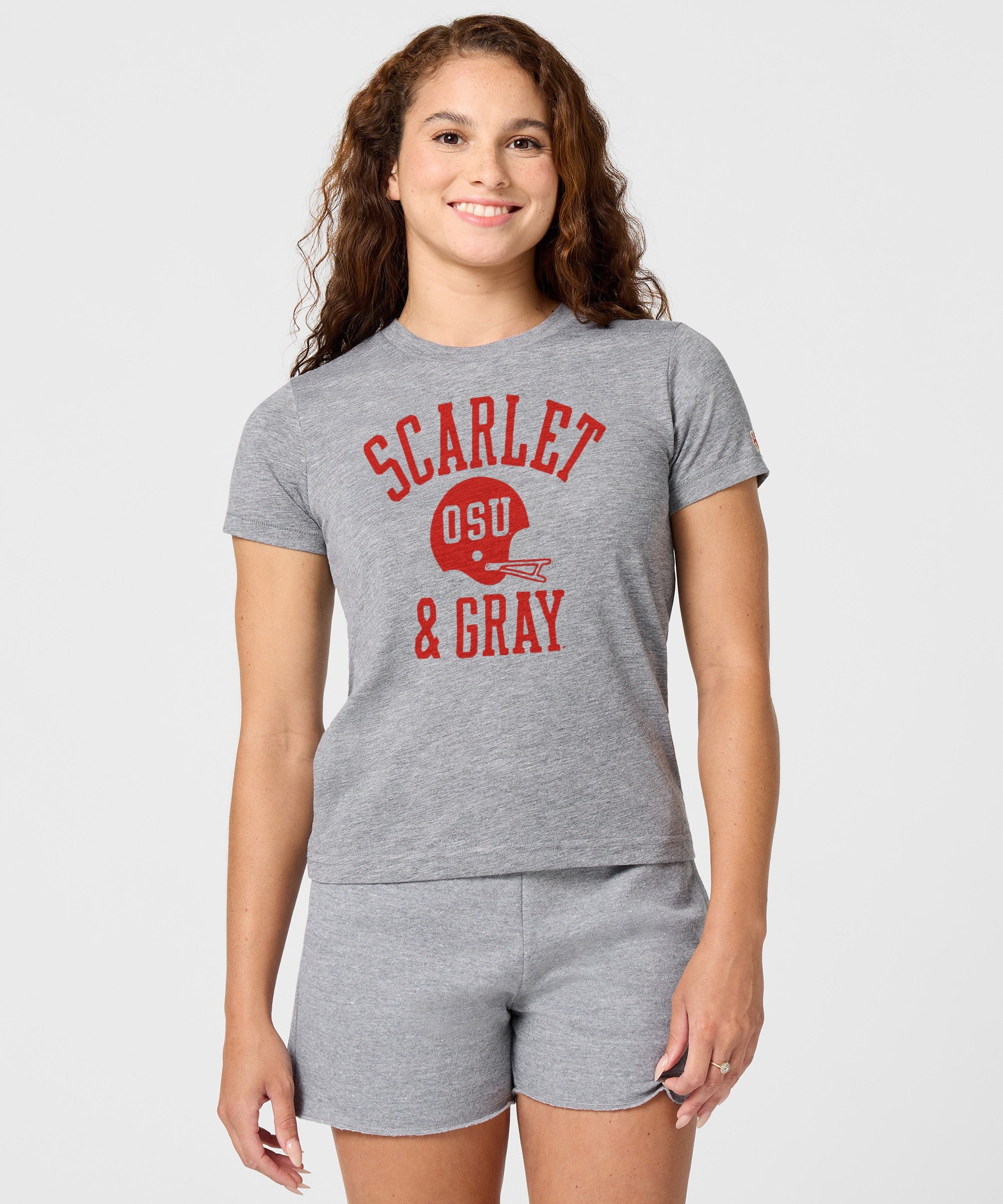 Women's Osu Scarlet And Gray
