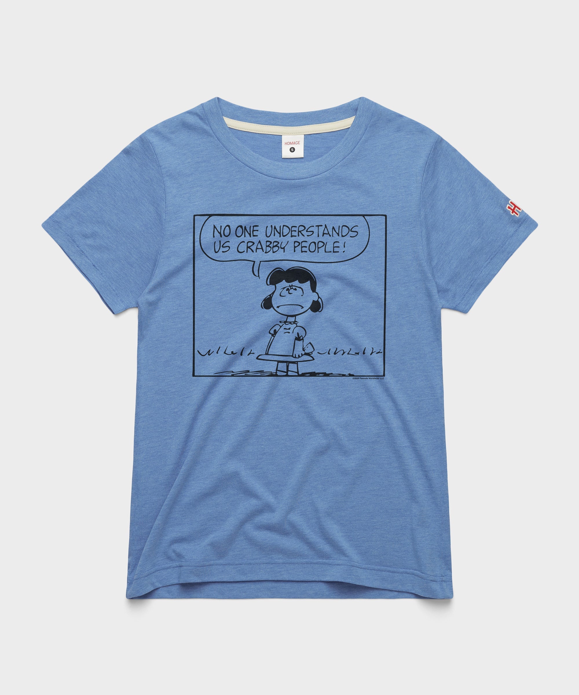 Women's Peanuts Lucy Crabby People Light Blue