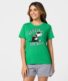 Women's Peanuts Snoopy Feeling Lucky