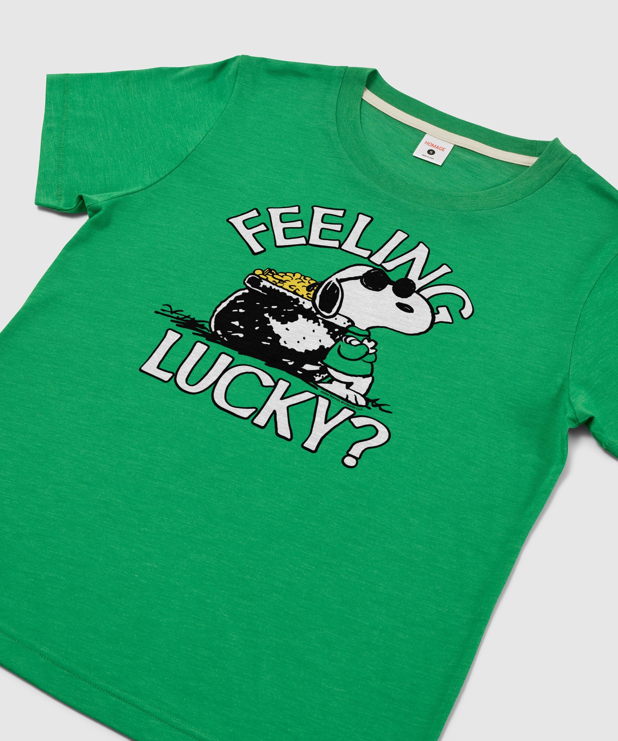 Women's Peanuts Snoopy Feeling Lucky