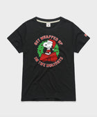 Women's Peanuts Snoopy Get Wrapped Up In The Holidays