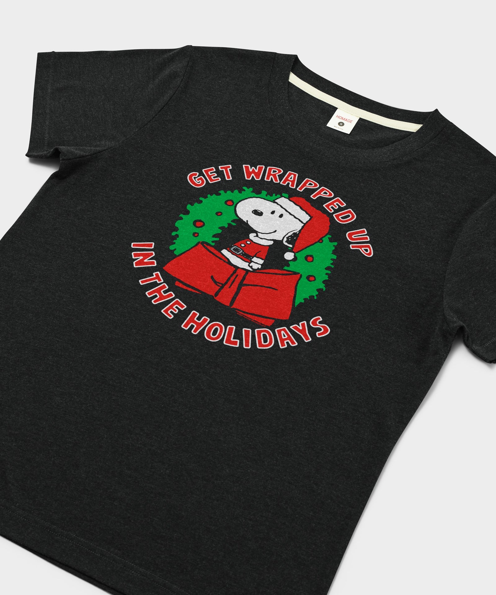 Women's Peanuts Snoopy Get Wrapped Up In The Holidays
