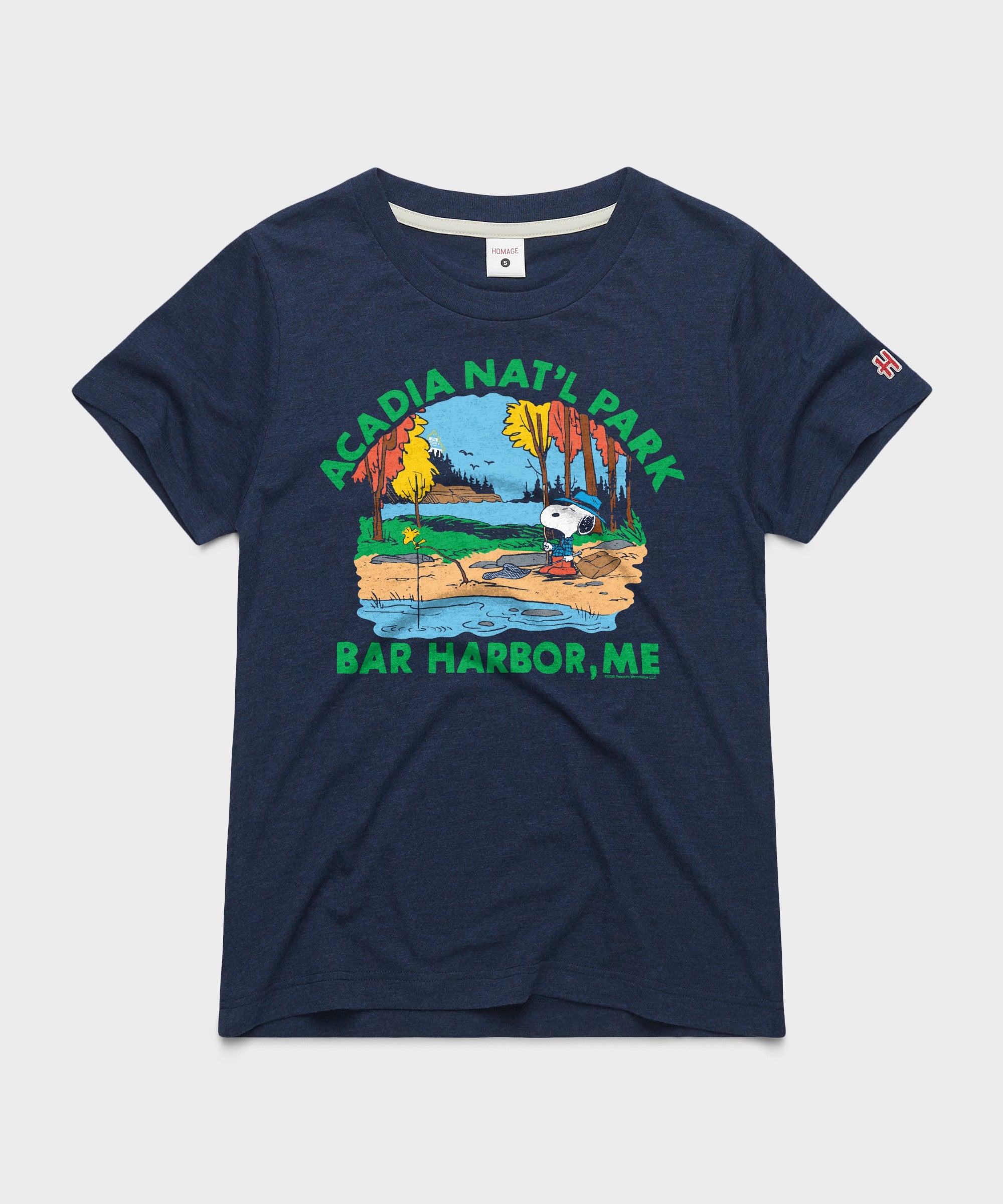 Women's Peanuts Snoopy X Acadia National Park