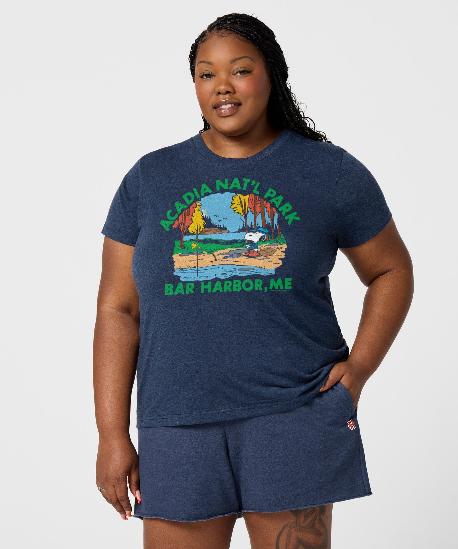 Women's Peanuts Snoopy X Acadia National Park