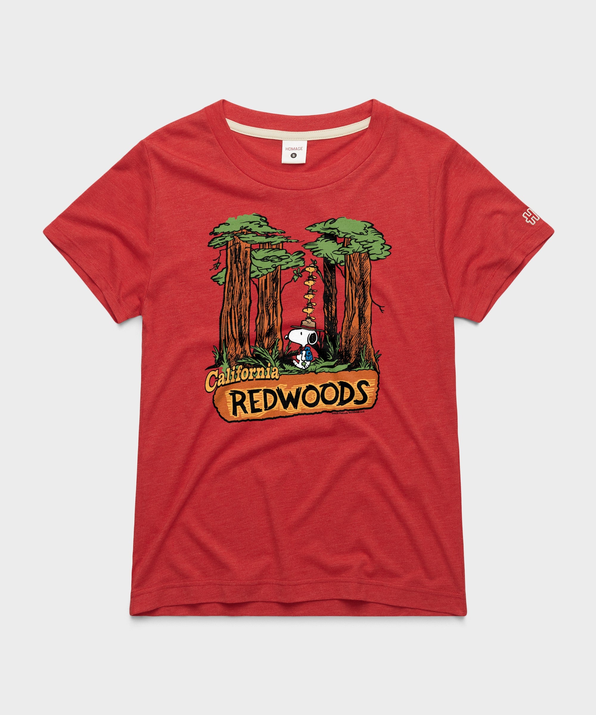 Women's Peanuts Snoopy X California Redwoods