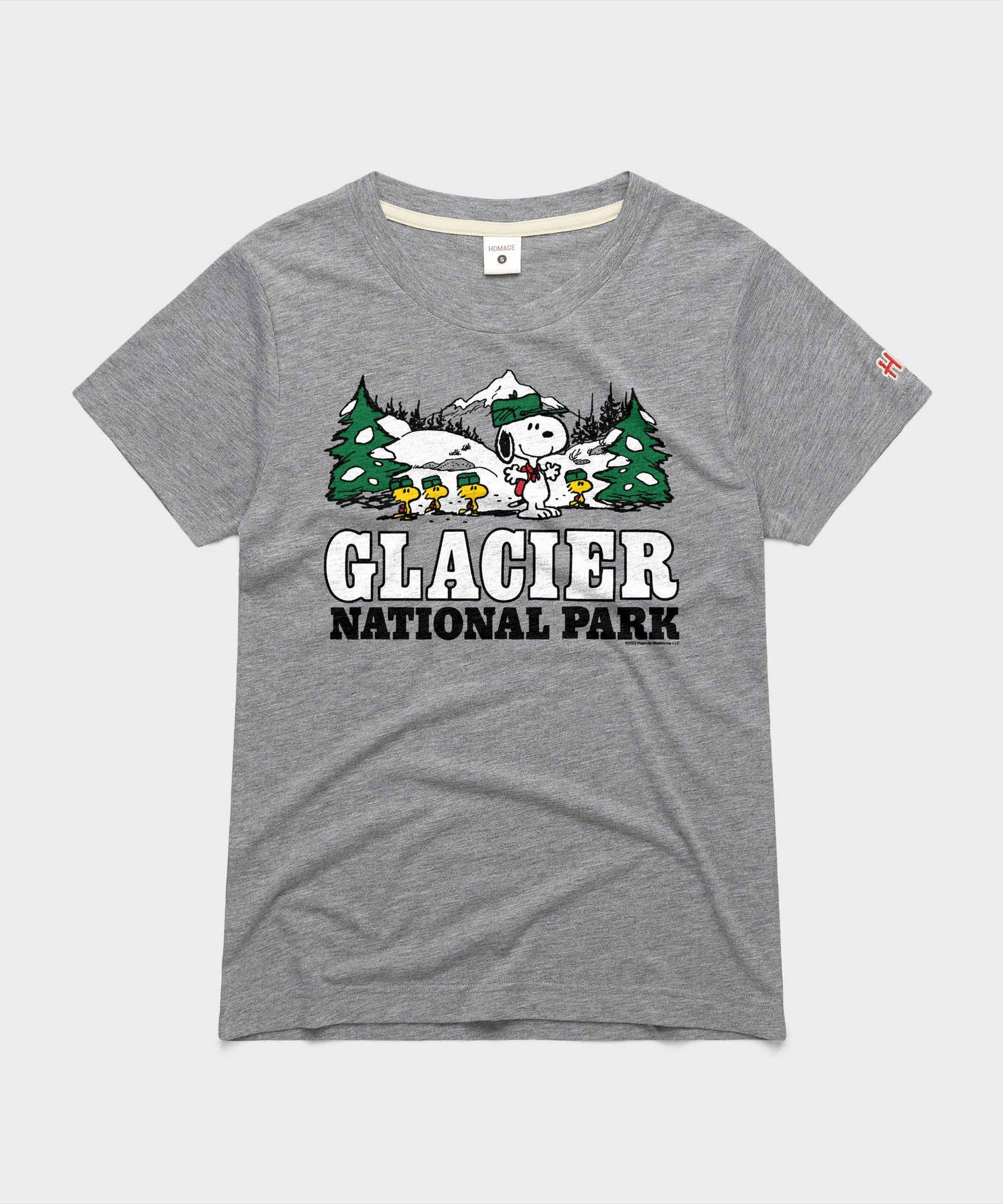 Women's Peanuts Snoopy X Glacier National Park