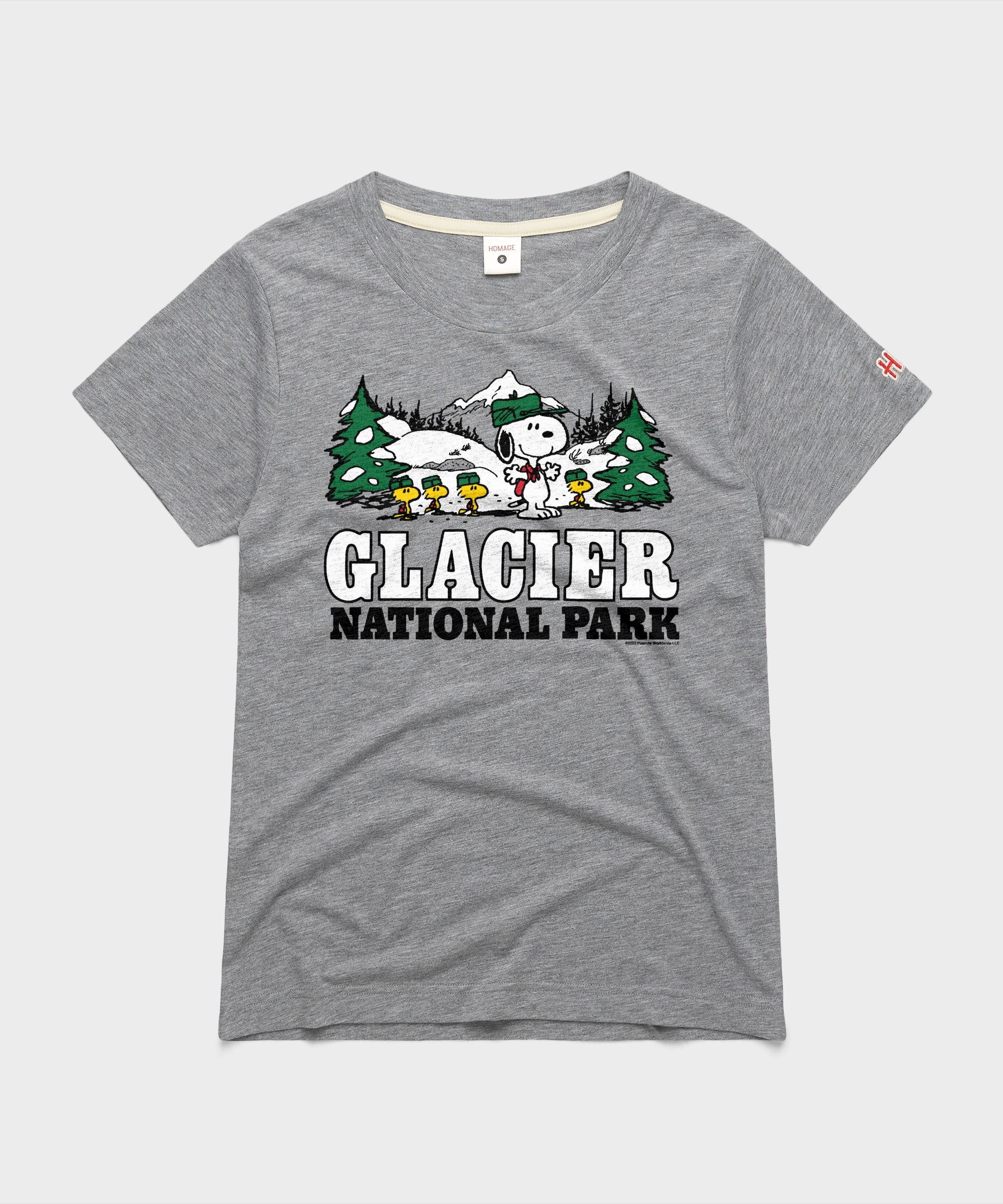 Women's Peanuts Snoopy X Glacier National Park