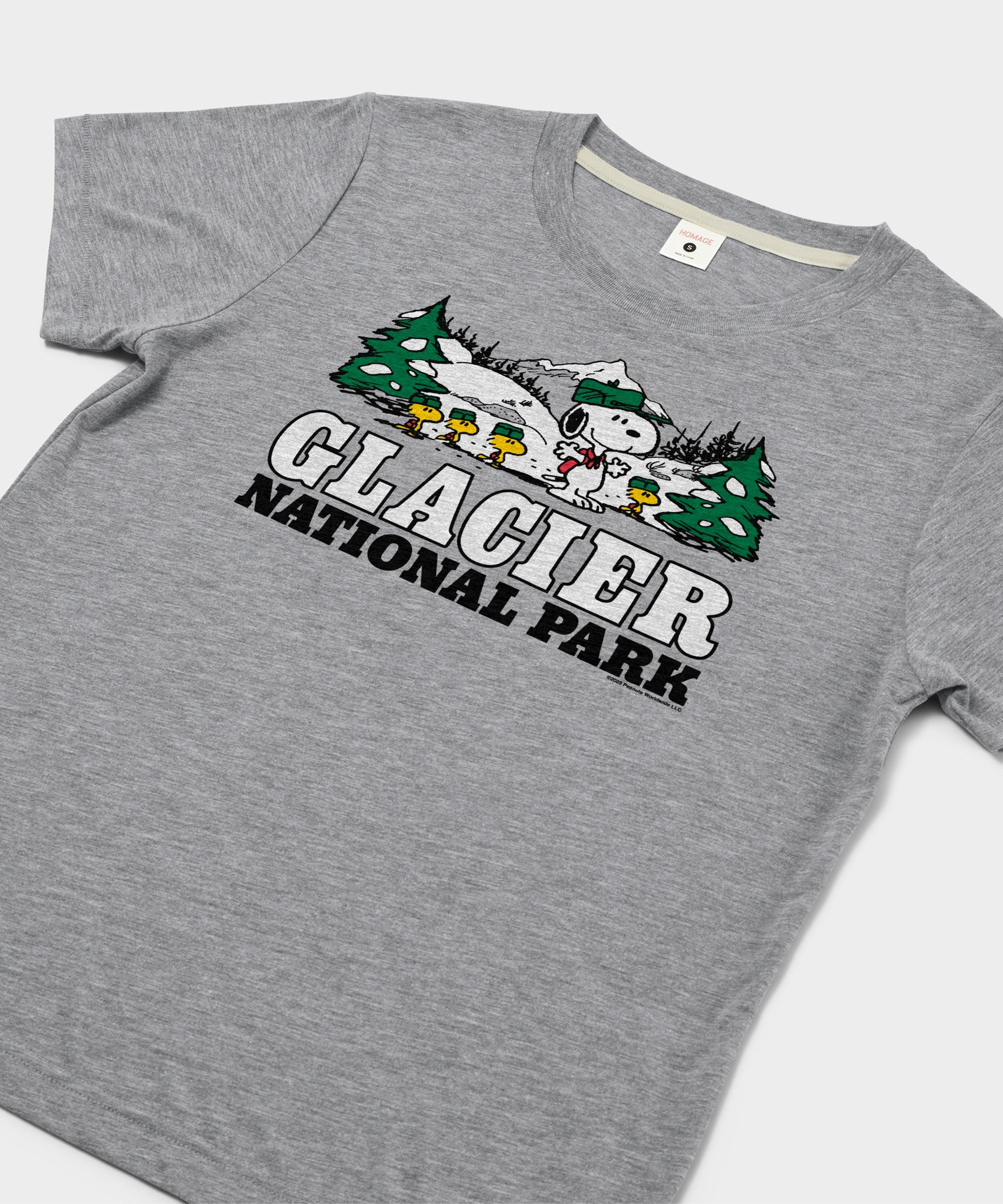 Women's Peanuts Snoopy X Glacier National Park