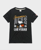 Women's Peanuts Snoopy X Las Vegas Aces 2025 Wnba Champions