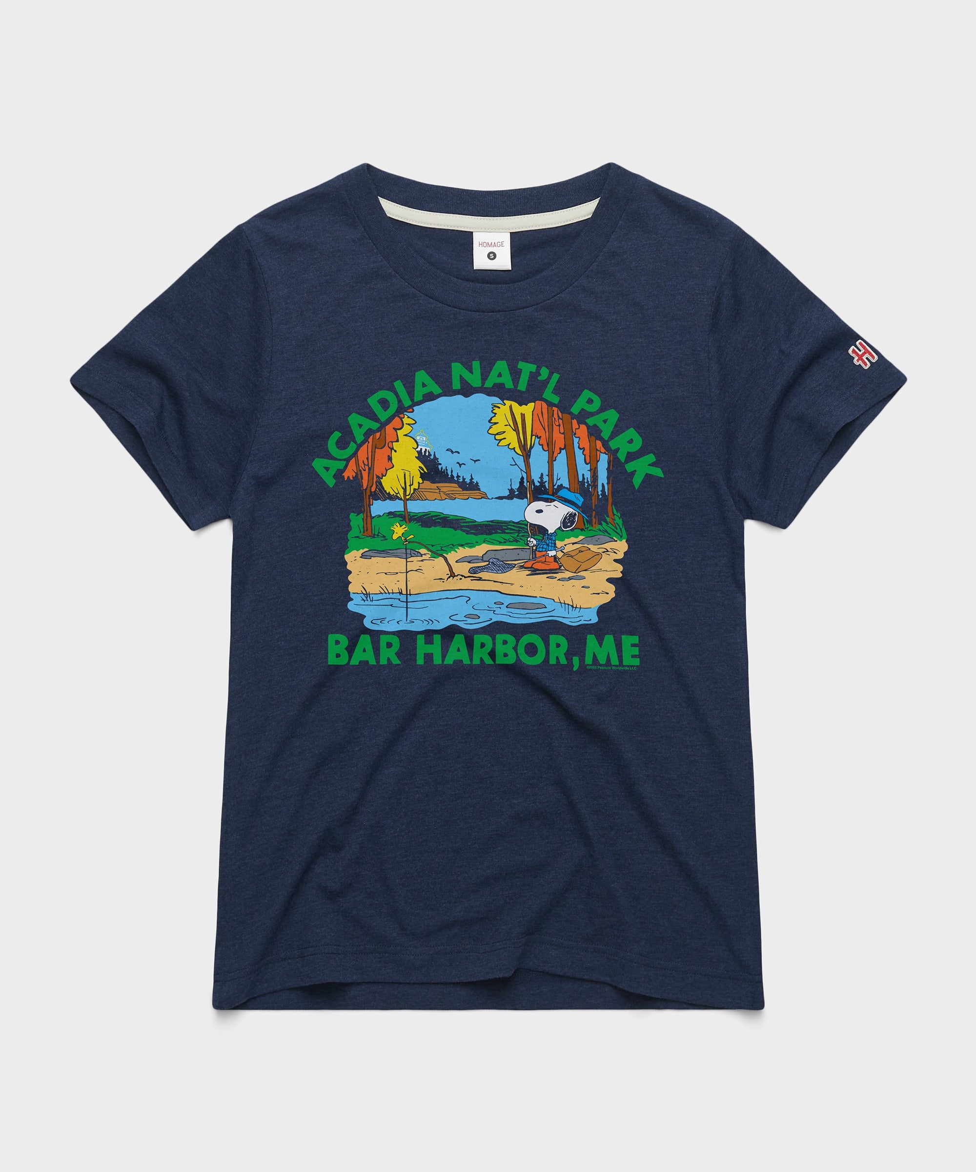 Women's Peanuts Snoopy x Acadia National Park Navy