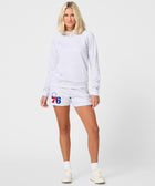 Women's Philadelphia 76Ers Logo Sweat Shorts