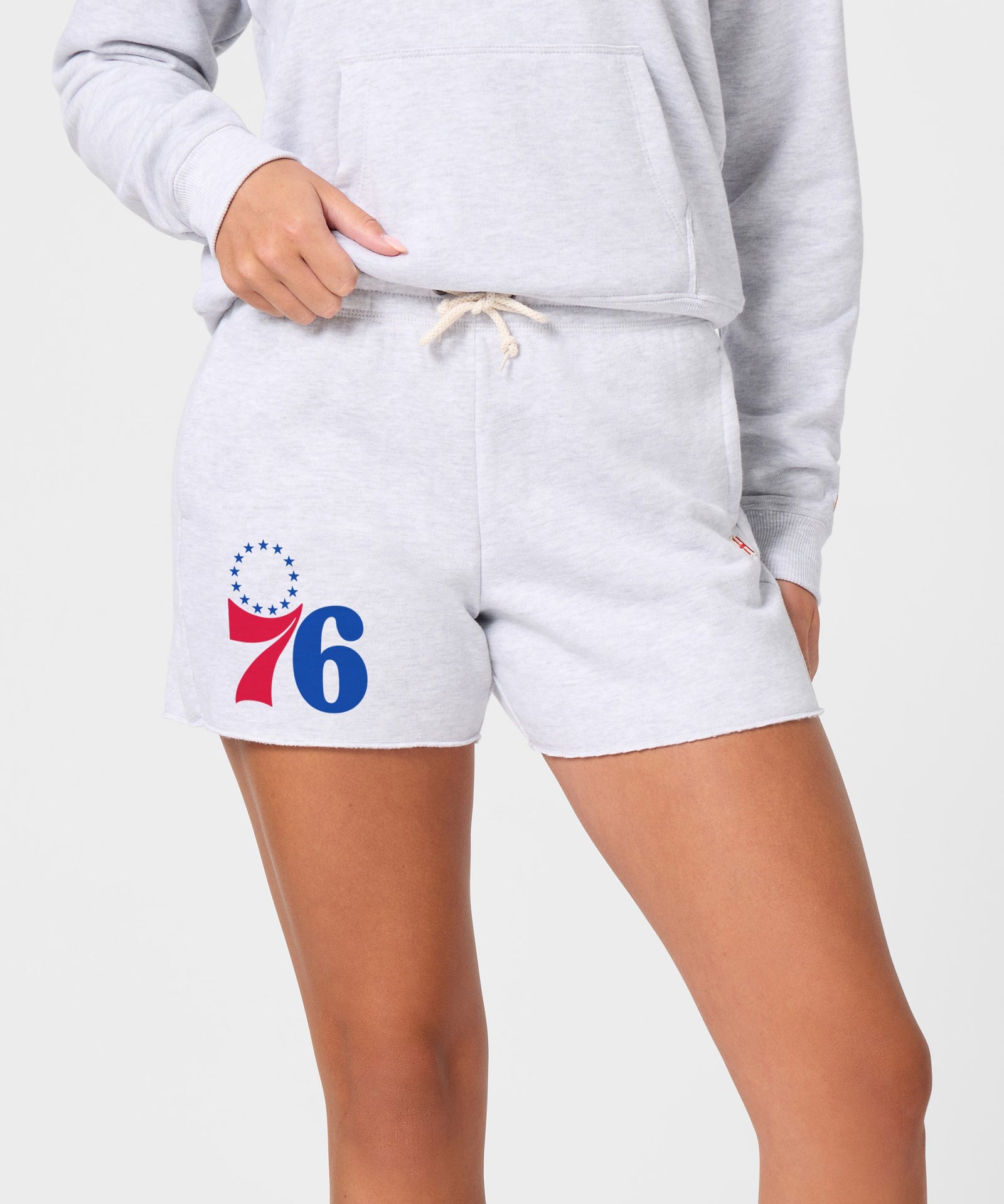 Women's Philadelphia 76Ers Logo Sweat Shorts