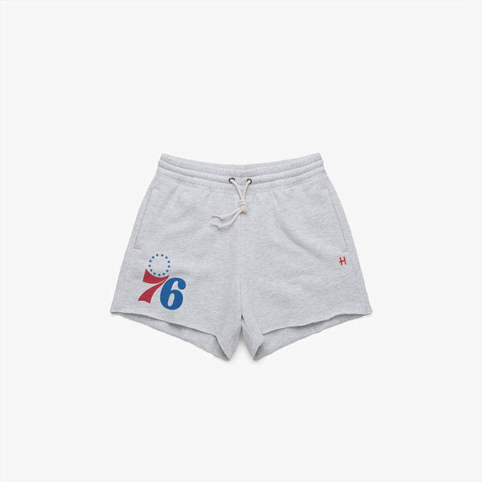 Women's Philadelphia 76ers Logo Sweat Shorts