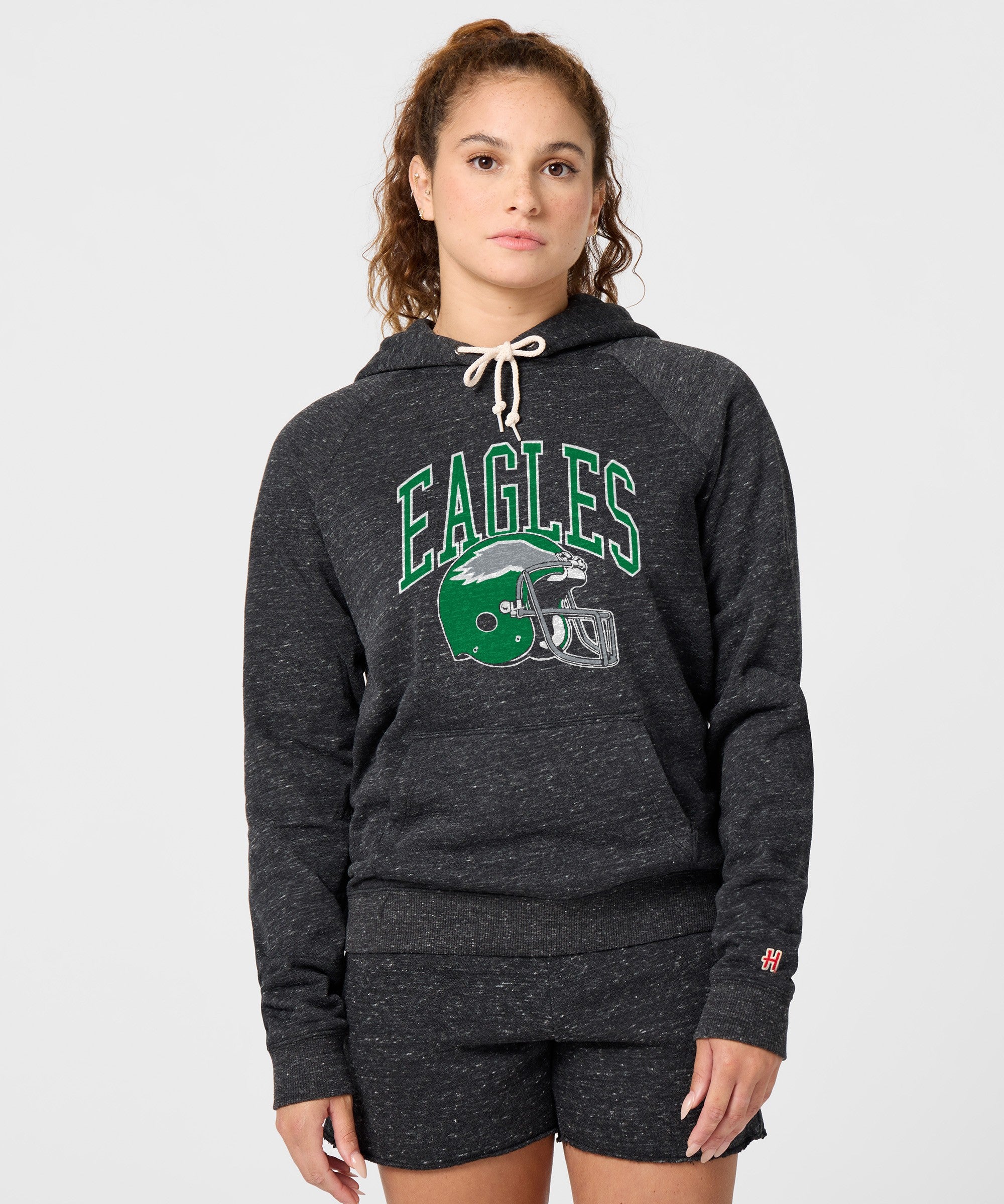 Women's Philadelphia Eagles Helmet Retro Hoodie