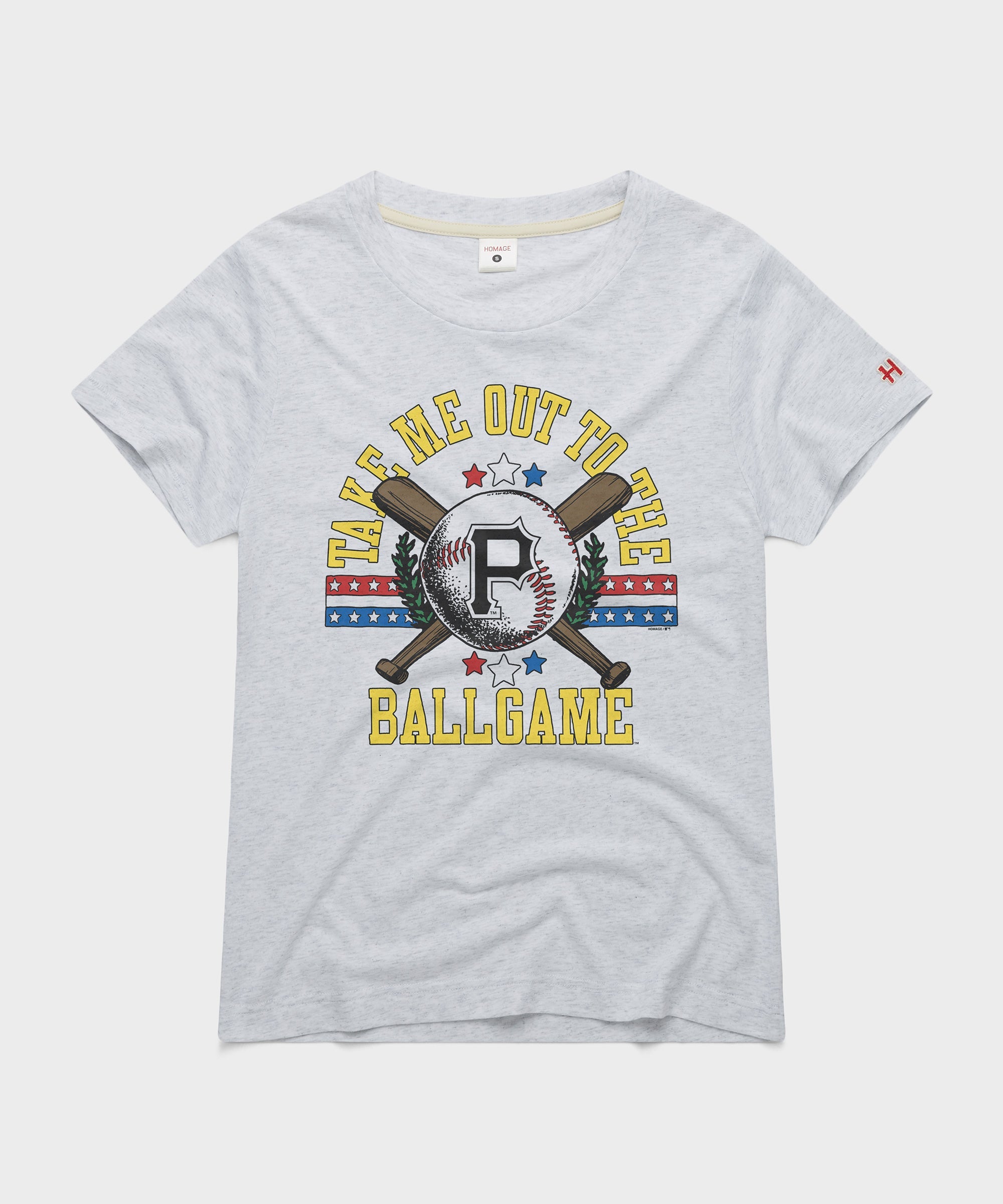 Women's Pittsburgh Pirates Take Me Out To The Ballgame Ash