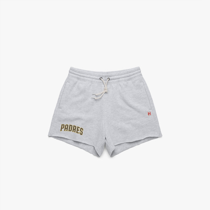 Women's San Diego Padres Jersey Logo Sweat Shorts