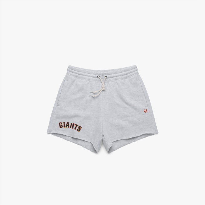 Women's San Francisco Giants Jersey Logo Sweat Shorts