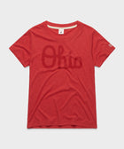 Women's Script Ohio All Scarlet