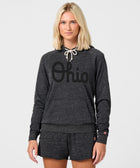 Women's Script Ohio Blackout Hoodie