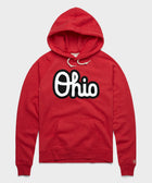 Women's Script Ohio Outline Hoodie
