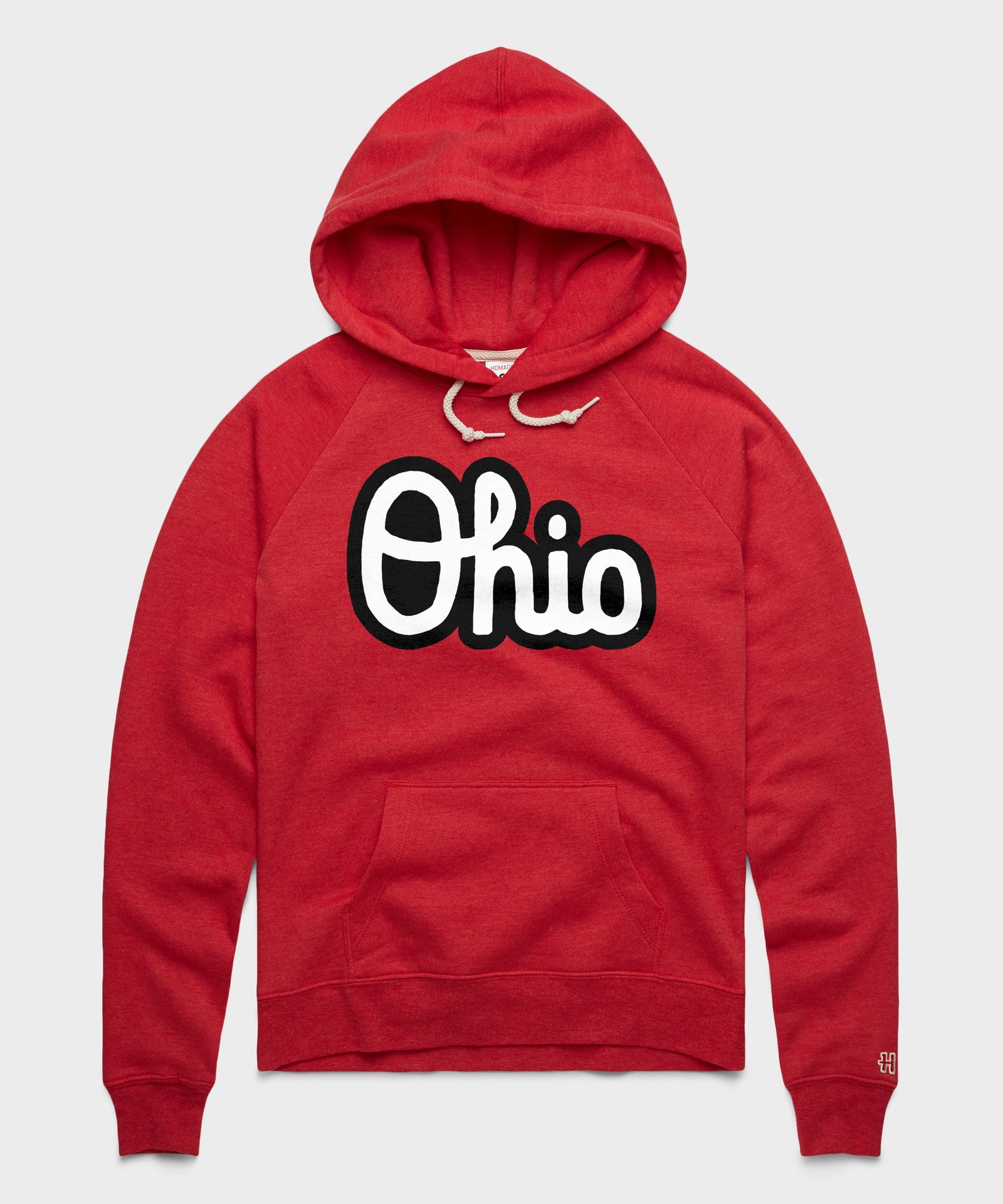 Women's Script Ohio Outline Hoodie