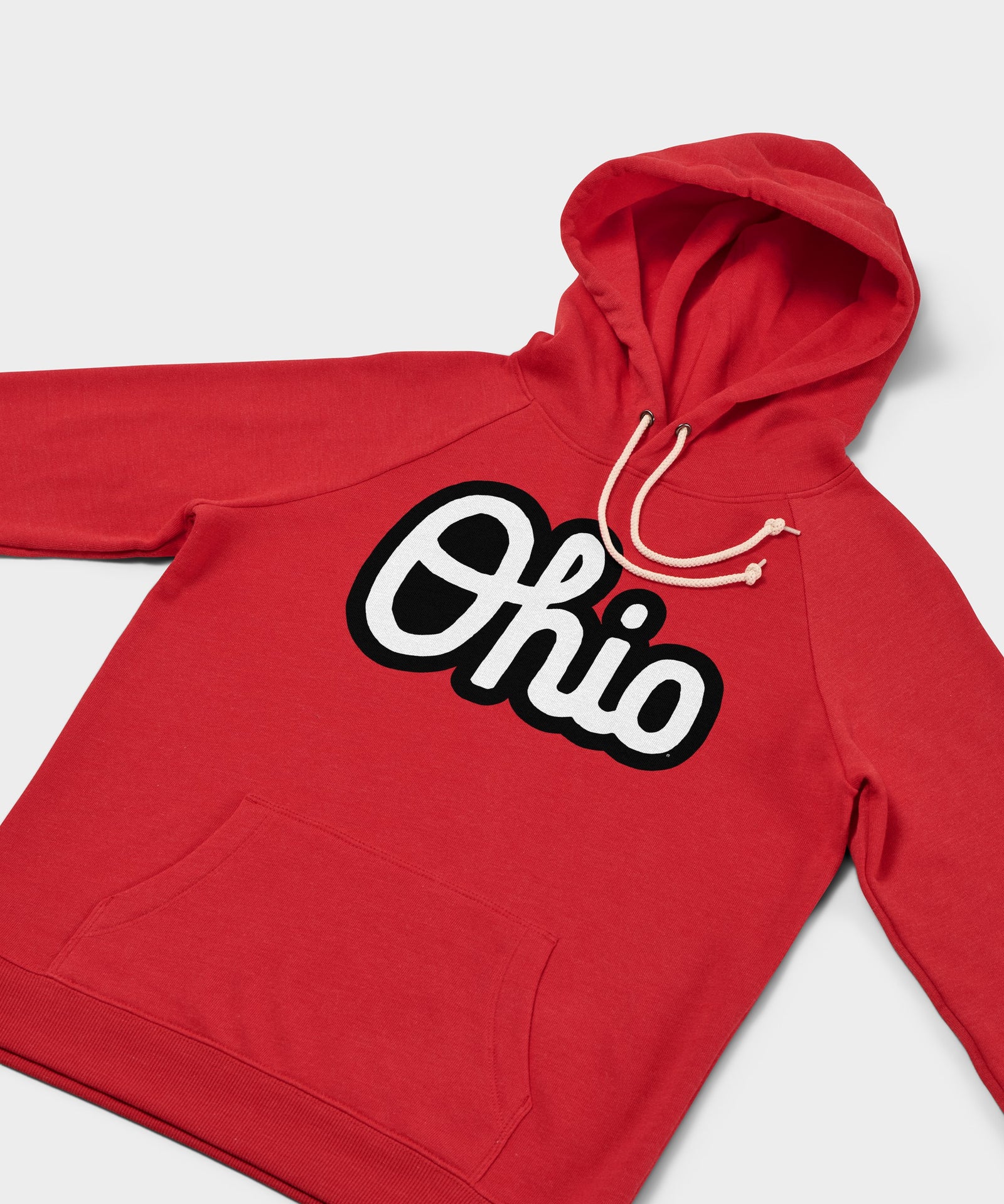 Women's Script Ohio Outline Hoodie