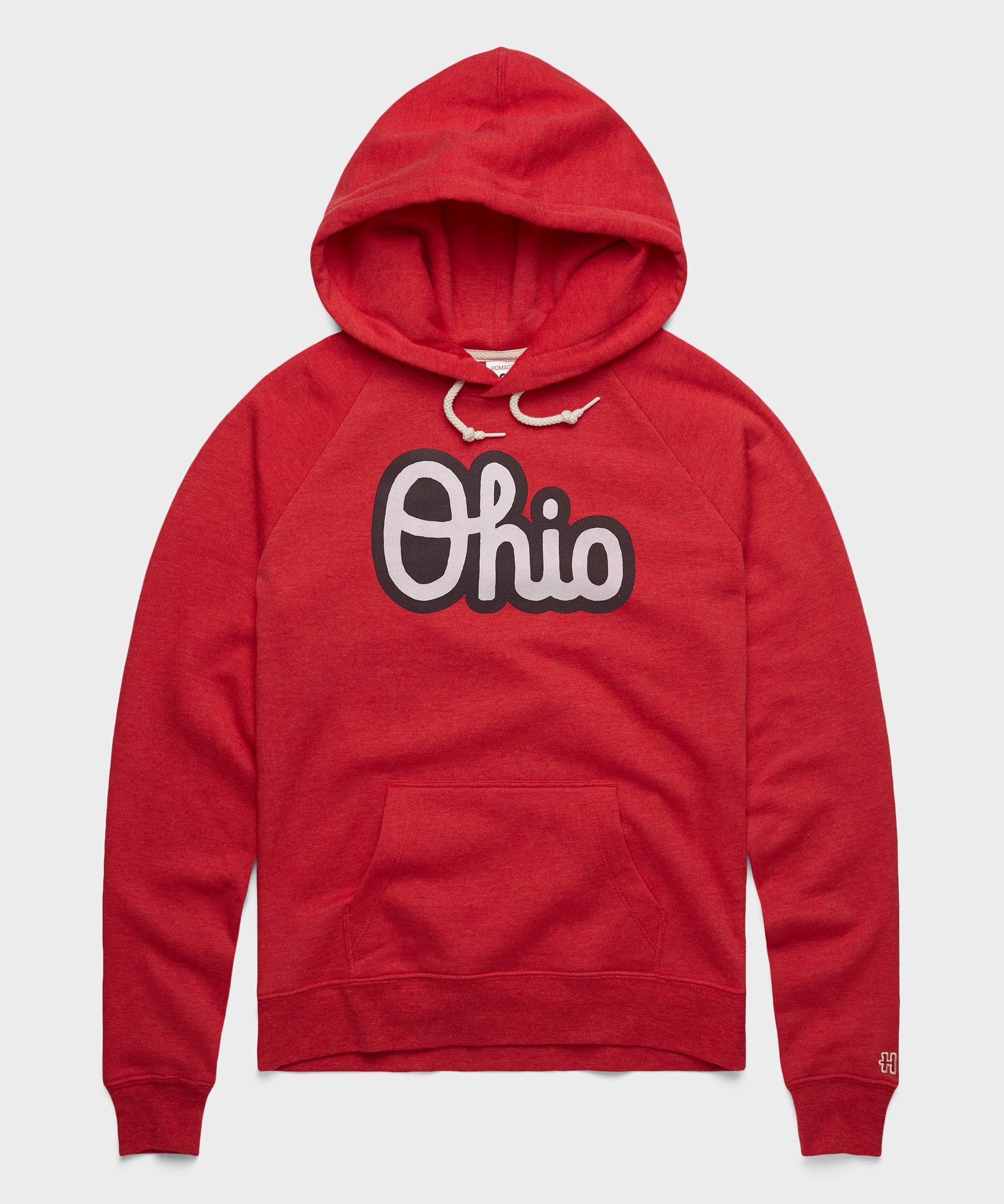 Youth Script Ohio Outline Hoodie | Retro Kids' Ohio State Sweatshirt ...