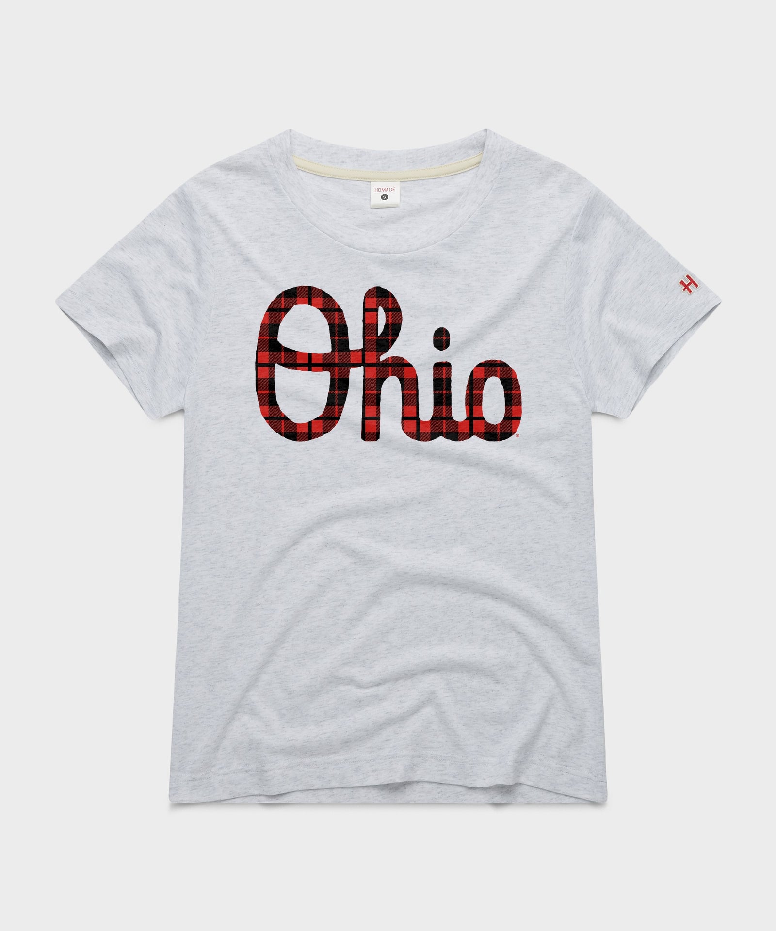 Women's Script Ohio Plaid