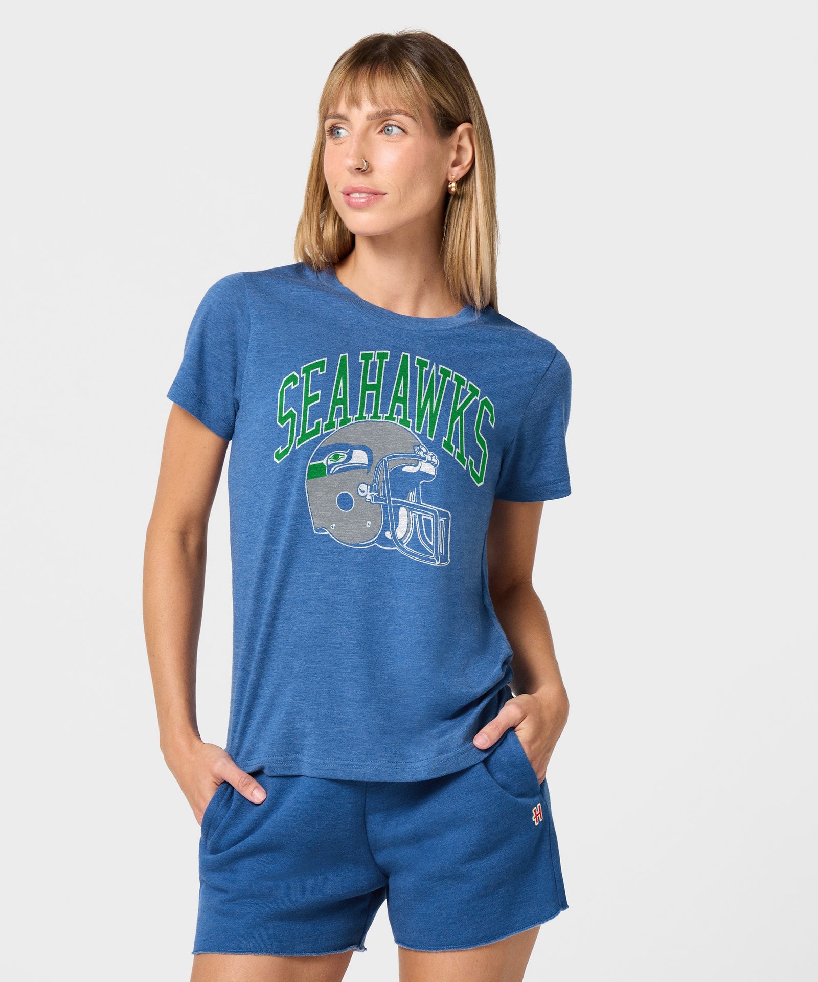 Women's Seattle Seahawks Helmet Retro