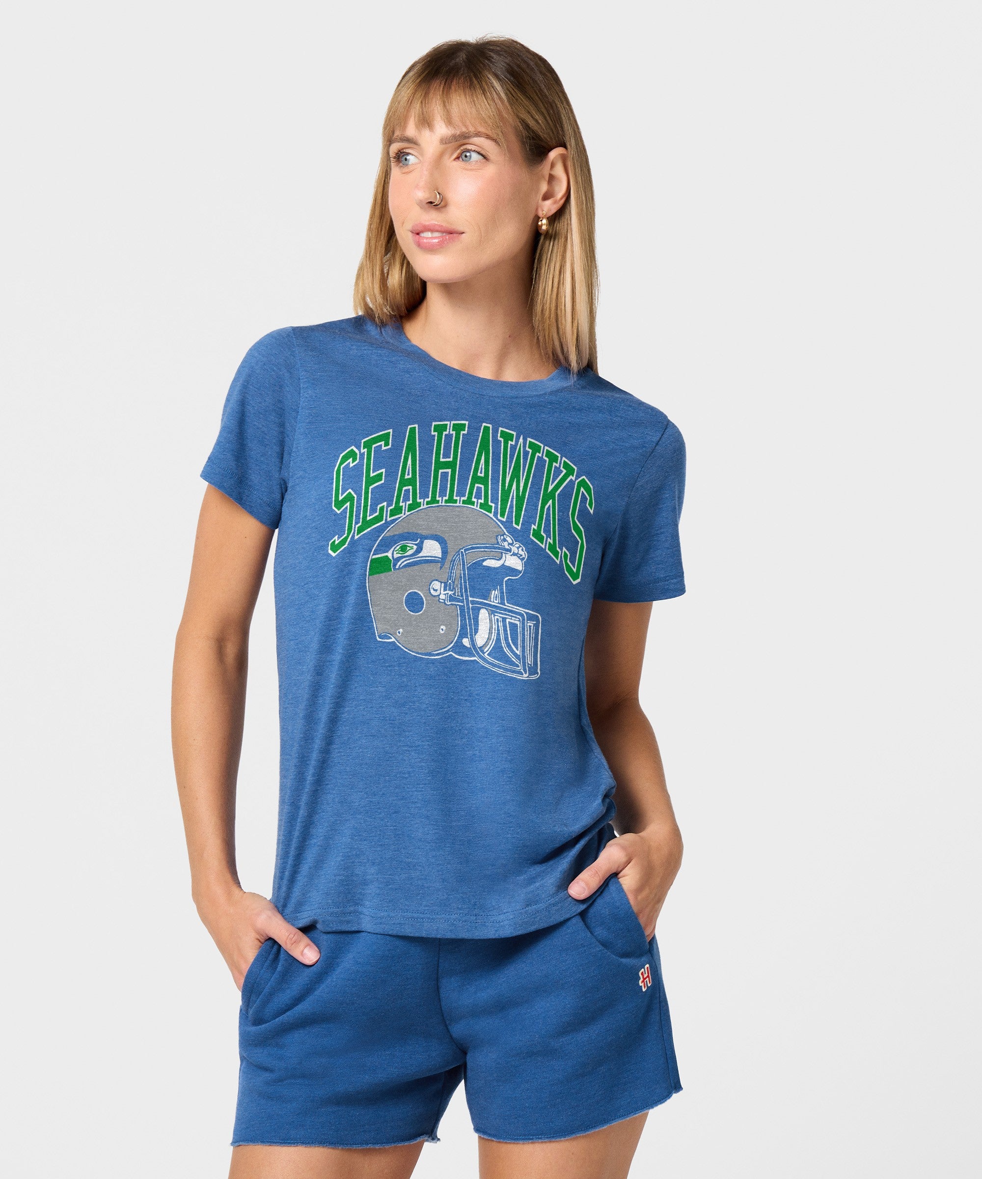 Women's Seattle Seahawks Helmet Retro