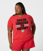 Women's Smash Through To Victory